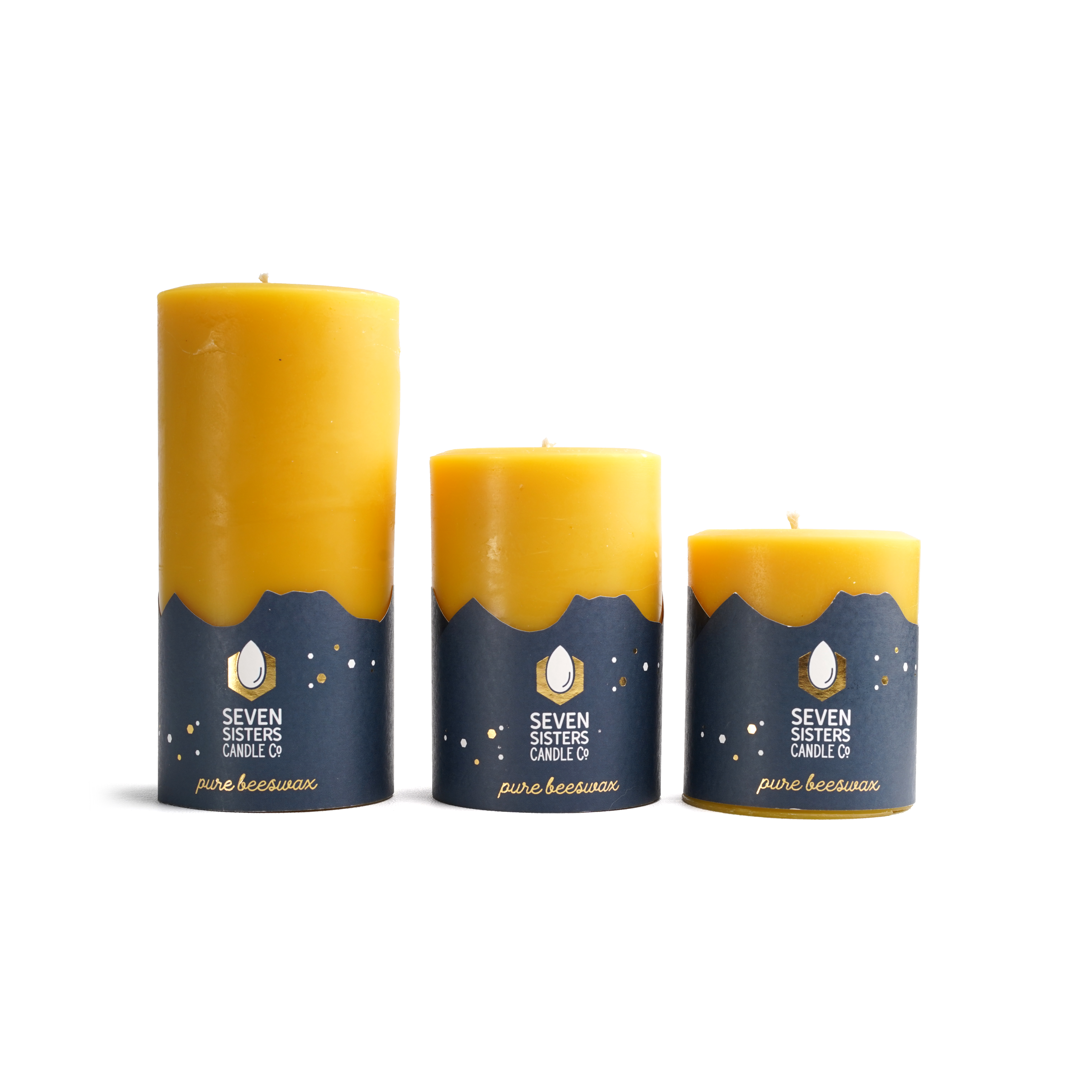 Beeswax Pillar Bundles