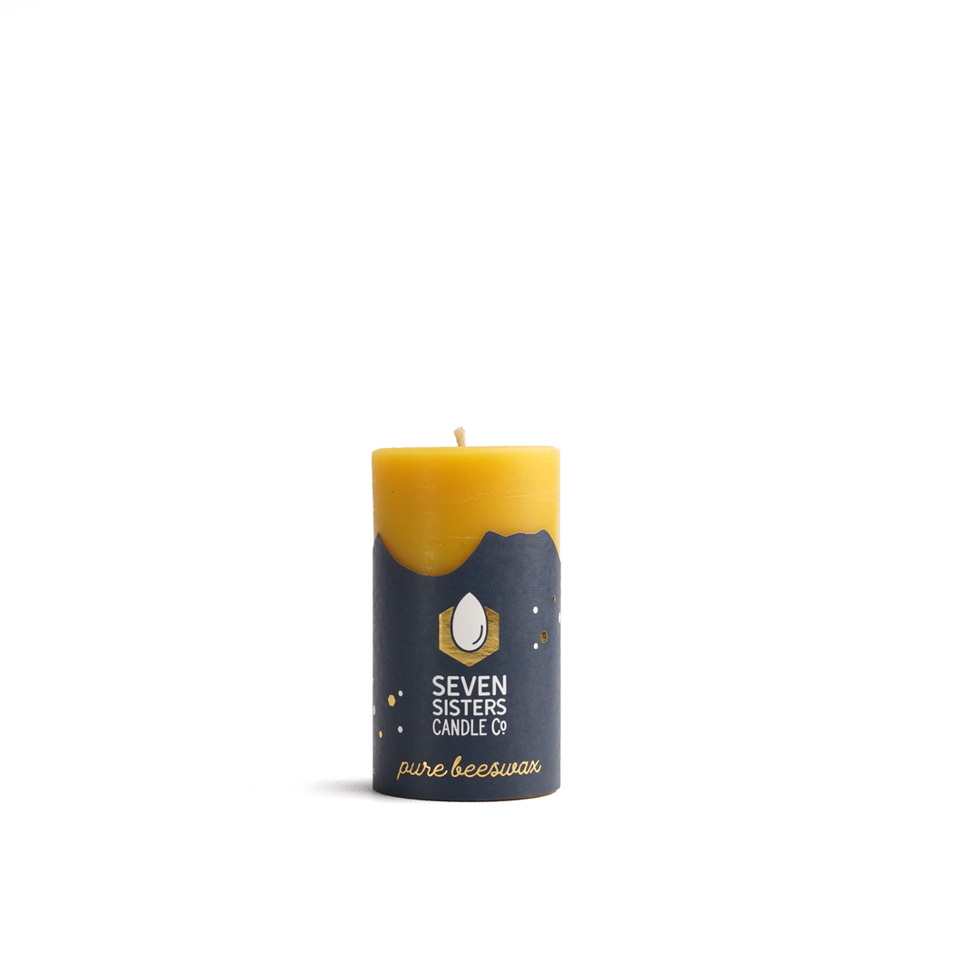5cm Pure Beeswax Pillar Candle