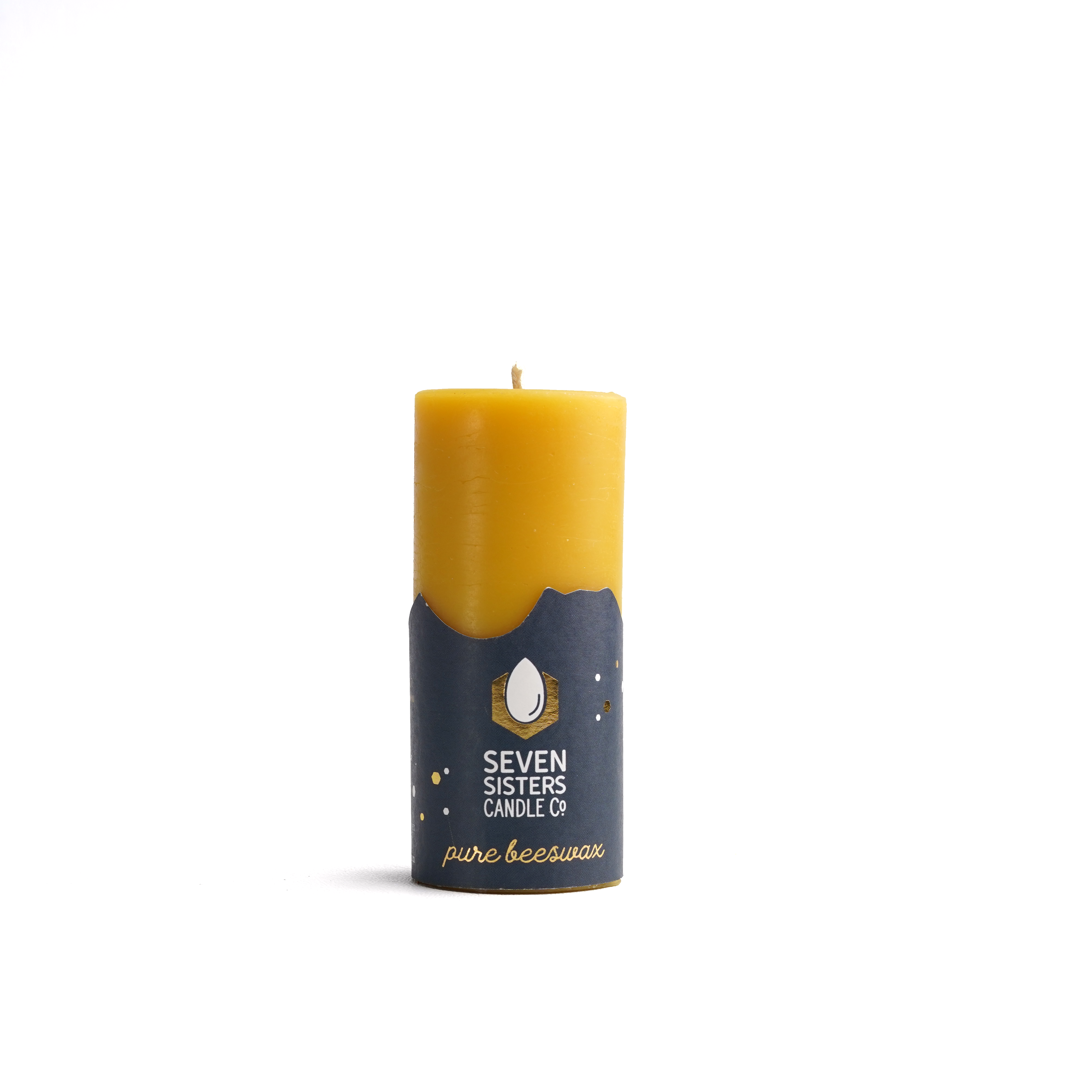 Pure Beeswax Pillar Candle - 5cm Diameter