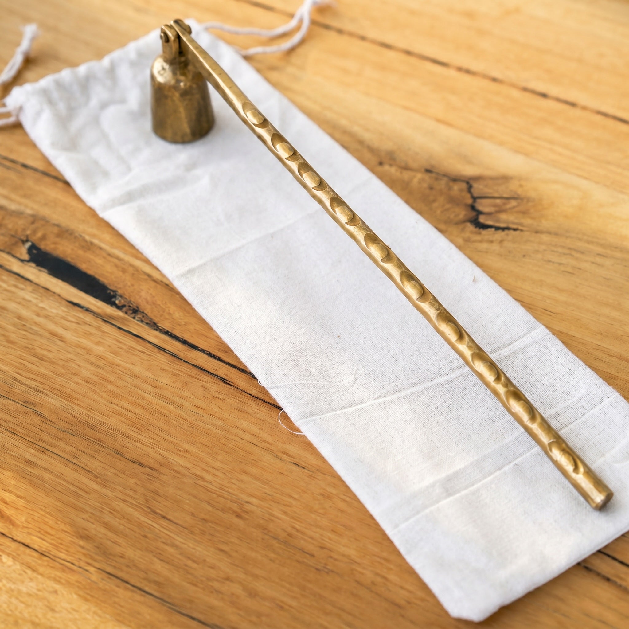 Forged Brass Candle Snuffer